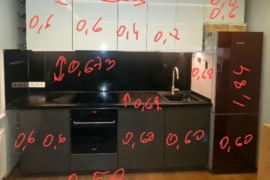 Virtuvės baldai su buitinė technika