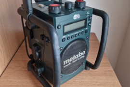 Metabo statybine radija,krauna baterijos,AUX,Usb power,tvarkinga