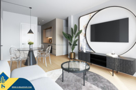 Renovuotas bungalas su bendru baseinu, Alicante provincijoje, San Miguel de Salinas mieste. 4 kambar