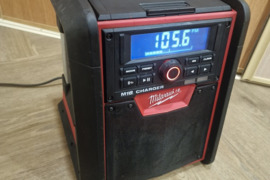 Bluetooth Milwaukee M18 RC statybine radija,AUX