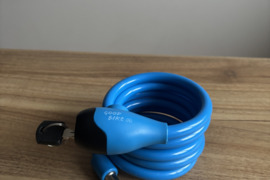 Beveik Nenaudota Mėlyna Good Bike Spyna Dviračiui Su Raktu Patvari Saugi