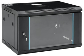 vidaXL 6U Sieninė komutacinė spinta, 600x450x350mm, 19