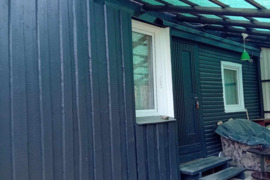 Parduodamas sodo sklypas su namu