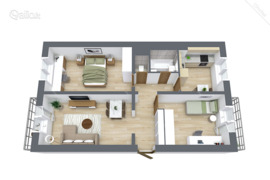 3 kamb. butas Vilniaus r. sav.