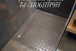 Klijuoju plyteles atlieku pilną vidaus apdailą 