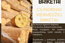 Granulės , Ąžuolo briketai