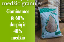 Granulės , Pjuvenų briketai  Visa Lietuva