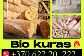 Beržo pjuvenų briketai- ilgiau deganti šiluma