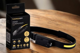 LED galvos žibintas 120lm/350lm IPX4, THORGEON