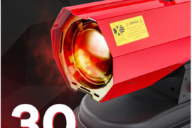 Akcija! New Dyzeliniai Šildytuvai 30 KW Red Technic
