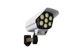 Saulės energija įkraunamas lauko šviestuvas su judesio jutikliu ir nuotolinio valdymo pulteliu