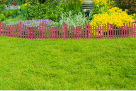 vidaXL Vejos pertvaros, 17vnt., rudos spalvos, 10m