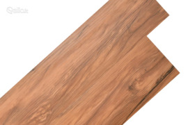 vidaXL PVC grindų plokštės, prilipd., 5,02m², 2 mm, natūr. guobos sp.