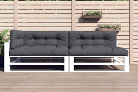 vidaXL Palečių pagalvėlės, 5vnt., antracito spalvos, audinys