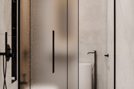 Dušo kabinos surinkimas su furnitūros reguliavimu ir sandarumo garantija