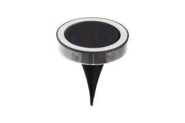 LED saulės energijos lauko ir sienos šviestuvas su 6 LED (1 vnt.)