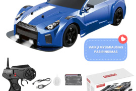 RC Drift Automobilis su Šviesomis ir Garų Efektu