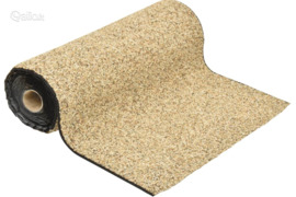 vidaXL Tvenkinio danga su akmenukais, smėlio spalvos, 500x60cm