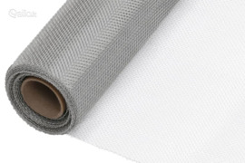 vidaXL Tinklelis, sidabrinis, 112x500 cm, nerūdijantis plienas