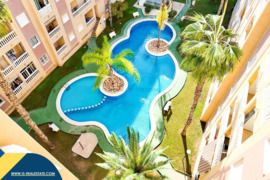 Renovuotas apartamentas su bendru baseinu, Alicante provincijoje, Torrevieja mieste, Playa del Cura 