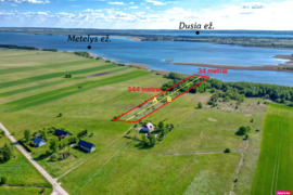 Sklypas su 17m Metelio ež. pakrante