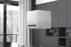 vidaXL Pakabinamas gartraukis, nerūdijantis plienas, 37cm, LCD ekranas