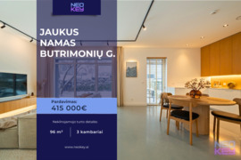 Minimalistinio dizaino 2 aukštų sublokuotas namas!