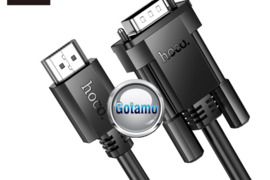 HDMI į VGA laidas 2 metrai HD 1080P 60HZ Hoco WWW.GOTAMO.LT