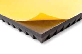 Nepalaikantis degimo akustinis porolonas „PIRAMIDĖS-F“ garso izoliacija