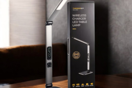 THORGEON LED Stalinė Lempa su Belaidžiu Įkrovikliu