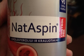 NatAspin control pro 90 kapsulių