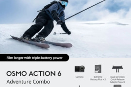 Dji Osmo Action 6 Adventure Combo kaina 479 €.