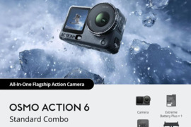 DJI Osmo Action 6 Standard Combo kaina 379 €.