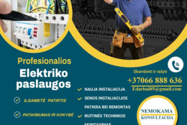 Elektros darbų paslaugos.