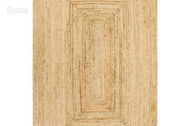 vidaXL Kilimas, natūralios sp., 80x160cm, džiutas, rankų darbo