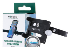 Prie dviračio tvirtinamas metalinis laikiklis telefonui Forever Outdoor