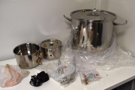 Naujas distiliatorius 30l su siurbliuku