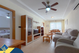 Apartamentas su terasa, Alicante provincijoje, Torrevieja mieste, Playa del Cura rajone. 3 kambariai