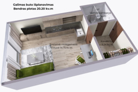 1 kamb. butas Vilnius, Jeruzalė, Jeruzalės g.