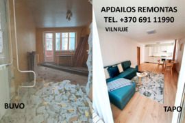 BŪSTO APDAILOS REMONTAS