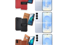 Gotamo Vintage natūralios odos dėklai Samsung Galaxy S25 WWW.GOTAMO.LT