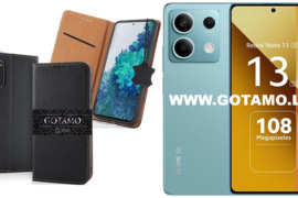 Gotamo Vintage natūralios odos dėklai Xiaomi Redmi Note 13 5G WWW.GOTAMO.LT