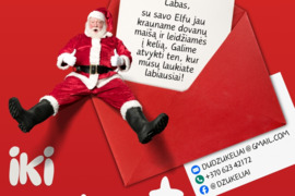 Kalėdų senelis į namus ir renginius