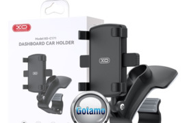 Prie panelės krašto tvirtinamas auto laikiklis telefonui XO Dashboard