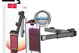 Prie kedės tvirtinamas auto laikiklis telefonui ar planšetei Hoco Headrest