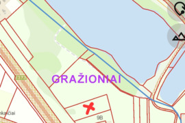 Parduodamas sklypas pušyne prie ežero