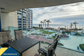 Apartamentas su bendru baseinu, Alicante provincijoje, Torrevieja mieste, Playa del Cura rajone. 3 k