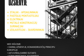 DARBAS STATYBŲ SEKTORIUJE (OLANDIJA,BELGIJA IR VOKIETIJA)