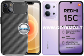 Siege2 dėklai nugarėlės Xiaomi Redmi 15C telefonui WWW.GOTAMO.LT