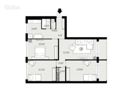 4 kamb. butas Vilnius, Viršuliškės, Justiniškių g.